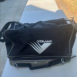 Volant Ski Bags 2in1, Adjustable Shoulder Strap, Black Connected with zipper